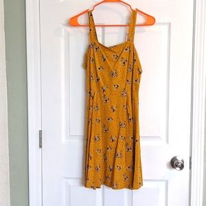 Wild Fable Yellow Floral Dress XS